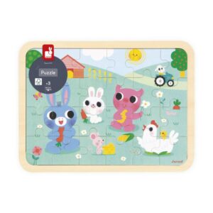 PUZZLE MADERA EN LA GRANJA